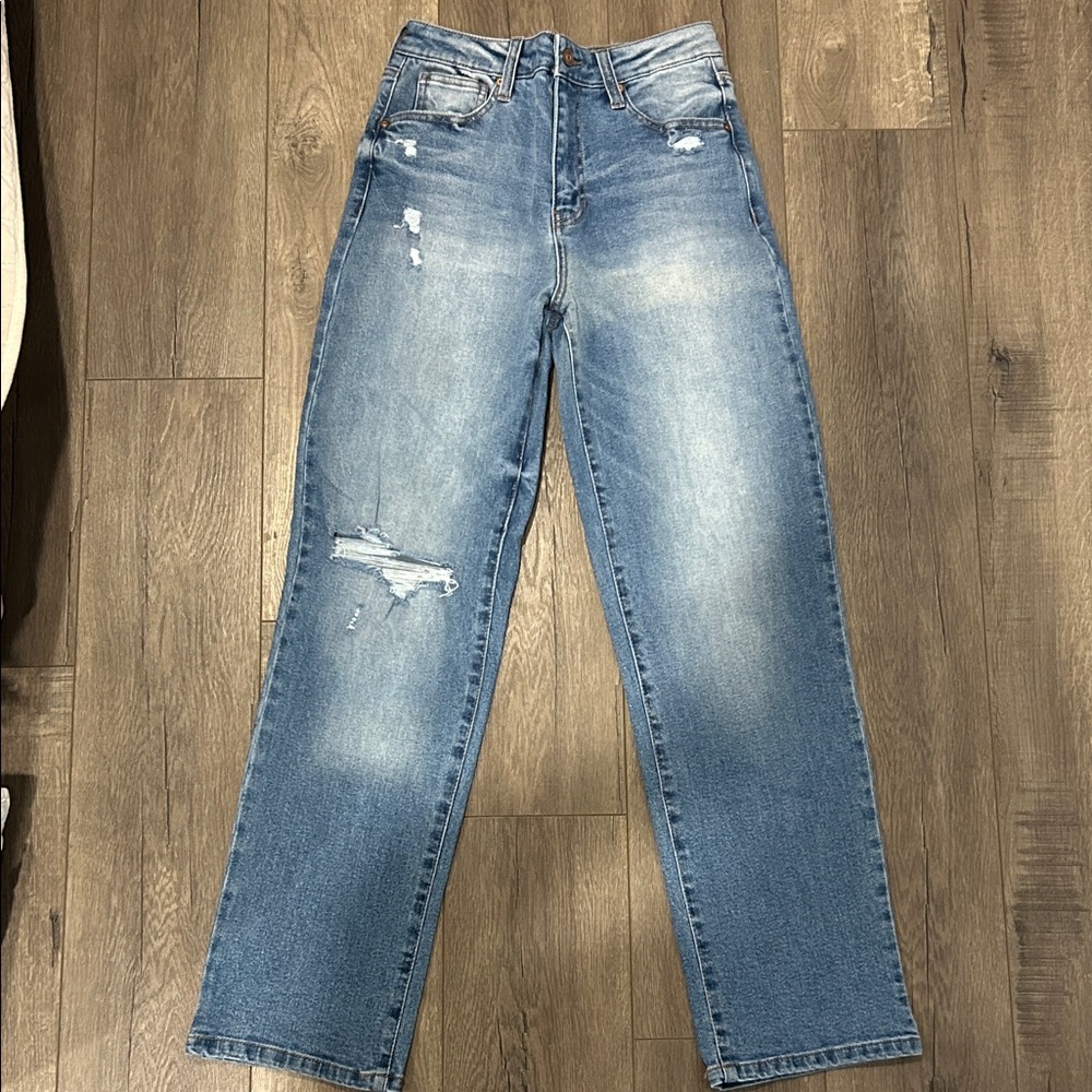 BCBGENERATION Distressed Blue Jeans